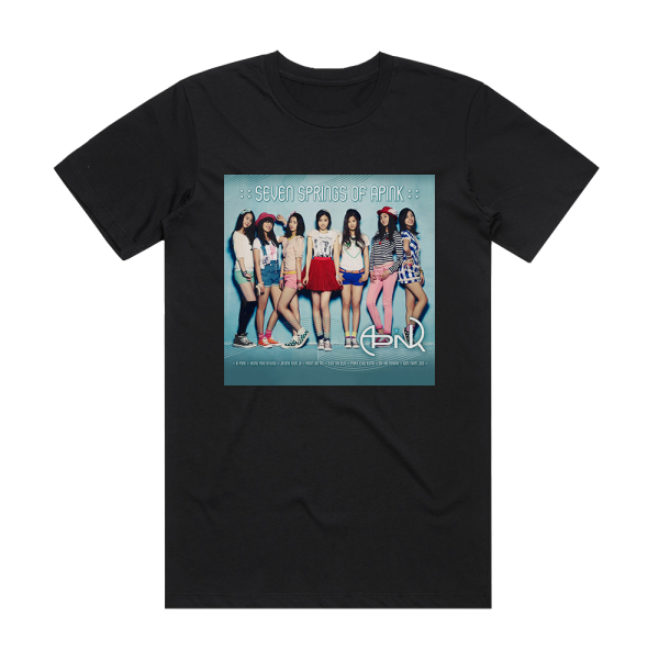 APink Seven Springs Of Apink Album Cover T-Shirt Black
