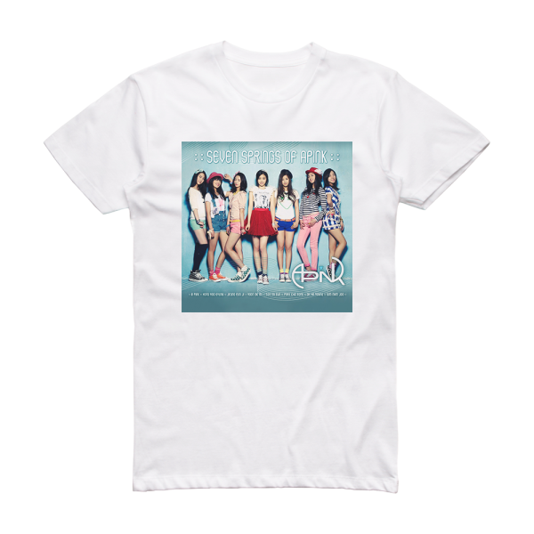 APink Seven Springs Of Apink Album Cover T-Shirt White