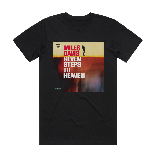 Miles Davis Seven Steps To Heaven Album Cover T-Shirt Black