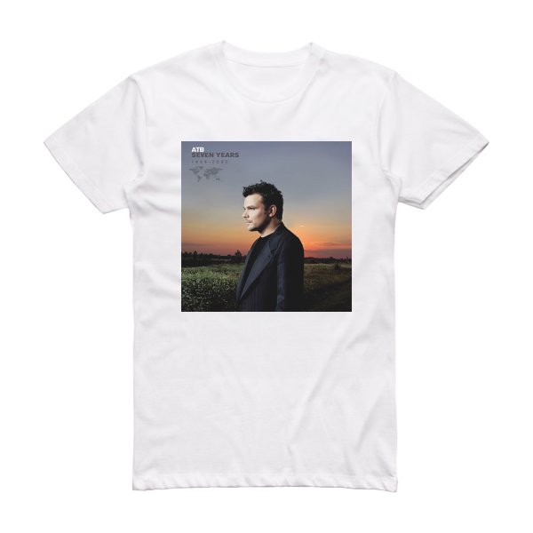 ATB Seven Years 1998 2005 Album Cover T-Shirt White