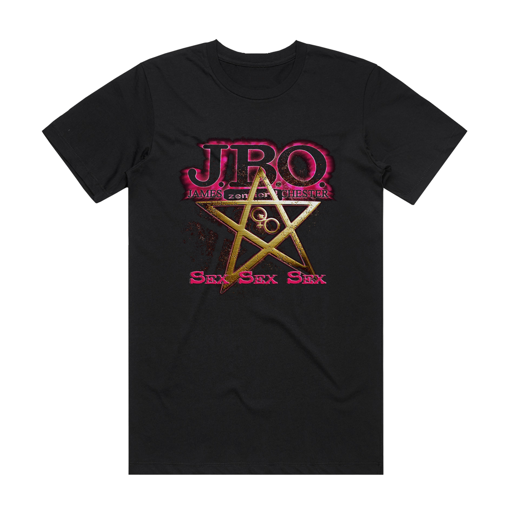 J B O Sex Sex Sex Album Cover T-Shirt Black