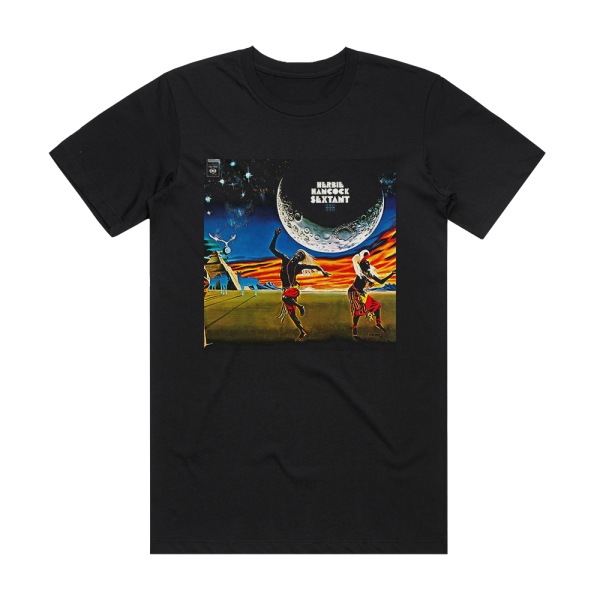 Herbie Hancock Sextant Album Cover T-Shirt Black