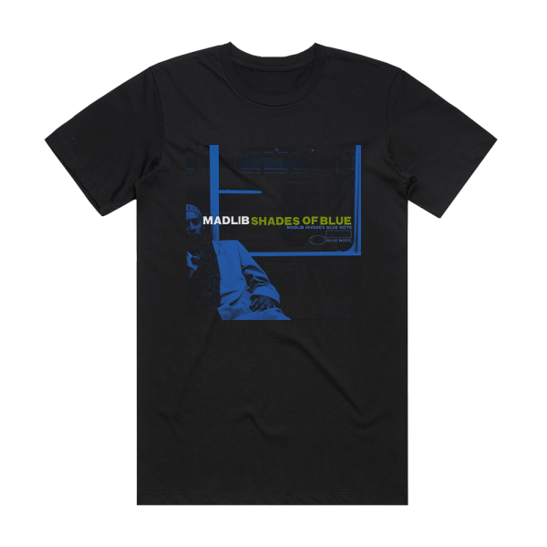 Madlib Shades Of Blue Album Cover T-Shirt Black