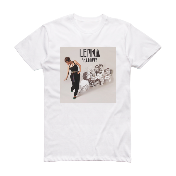 Lenka Shadows Album Cover T-Shirt White