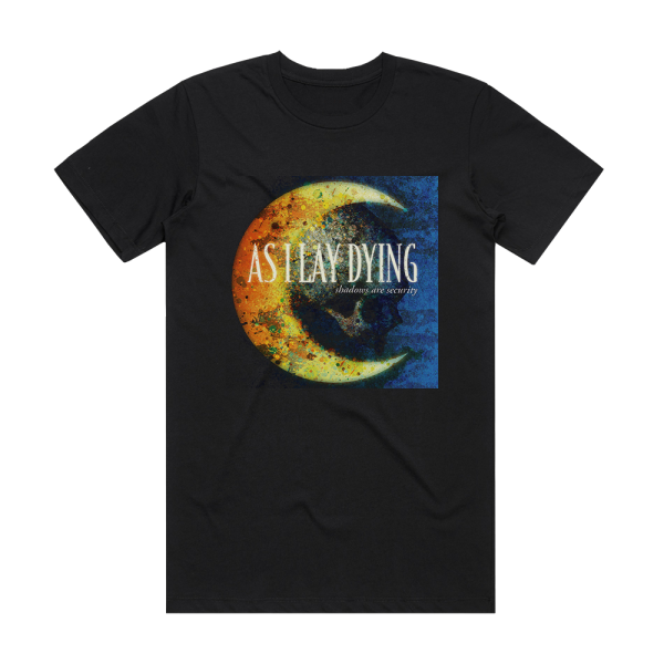 As I Lay Dying Shadows Are Security Album Cover T-Shirt Black