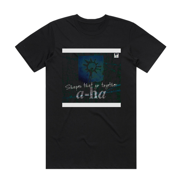 a‐ha Shapes That Go Together Album Cover T-Shirt Black