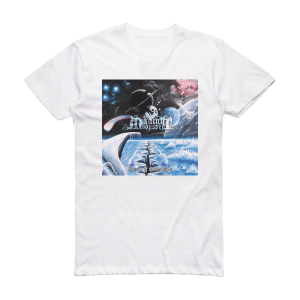 Midnight Odyssey Shards Of Silver Fade Album Cover T-Shirt White