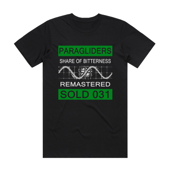 Paragliders Share Of Bitterness Album Cover T-Shirt Black