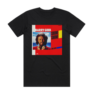 Barry Gibb Shine Shine Album Cover T-Shirt Black