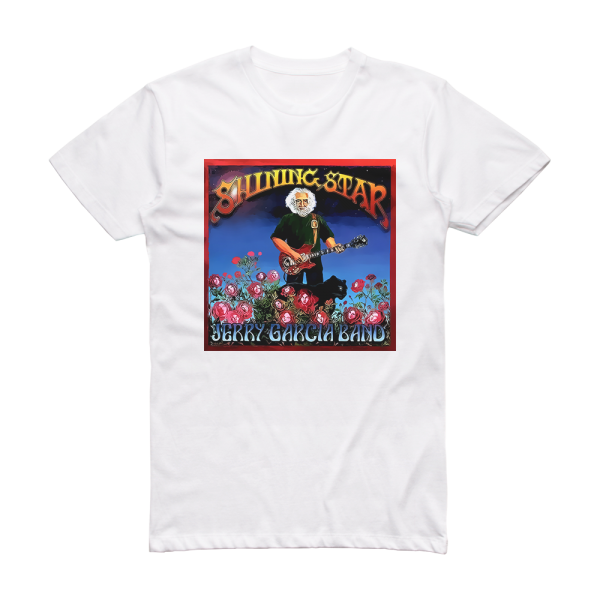 Jerry Garcia Band Shining Star Album Cover T-Shirt White