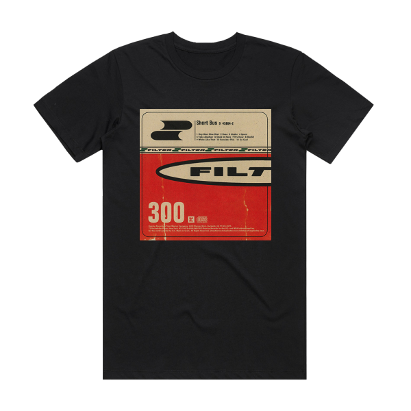 Filter Short Bus 3 Album Cover T-Shirt Black