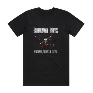 Bourbon Boys Shotguns Trucks Cattle Album Cover T-Shirt Black