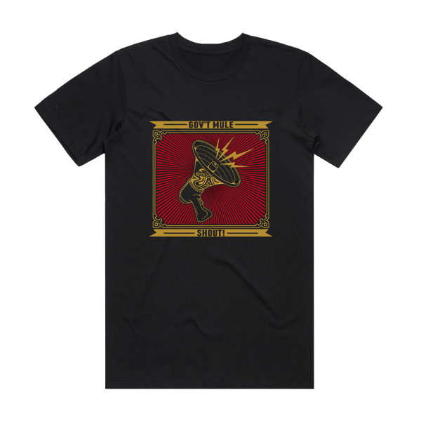 Govt Mule Shout Album Cover T-Shirt Black