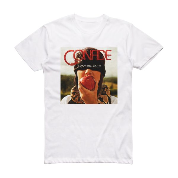 Confide Shout The Truth 1 Album Cover T-Shirt White