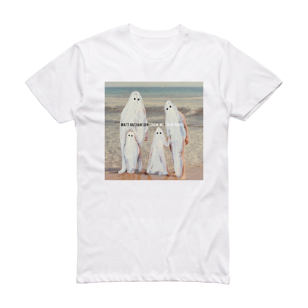 Matt Nathanson Show Me Your Fangs Album Cover T-Shirt White