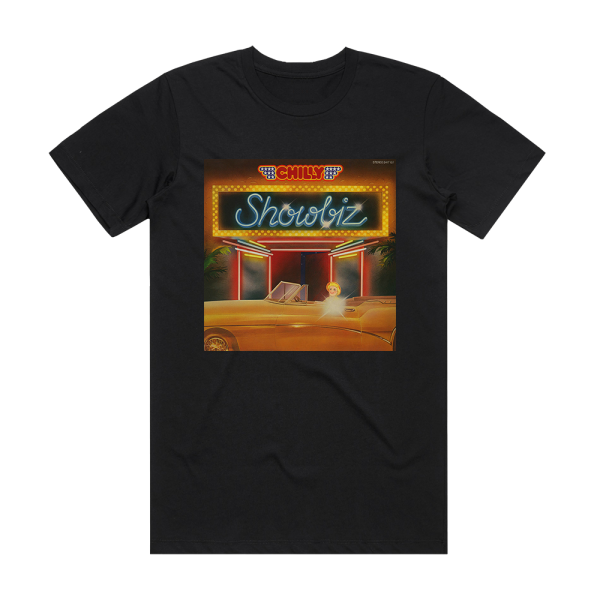 Chilly Showbiz Album Cover T-Shirt Black