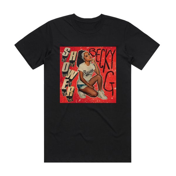 Becky G Shower Album Cover T-Shirt Black