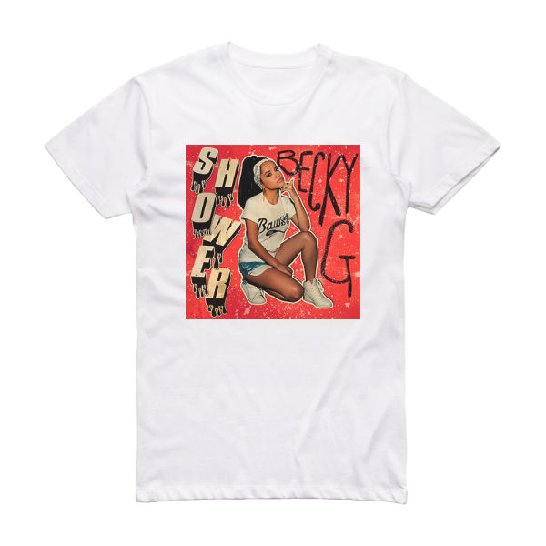 Becky G Shower Album Cover T-Shirt White