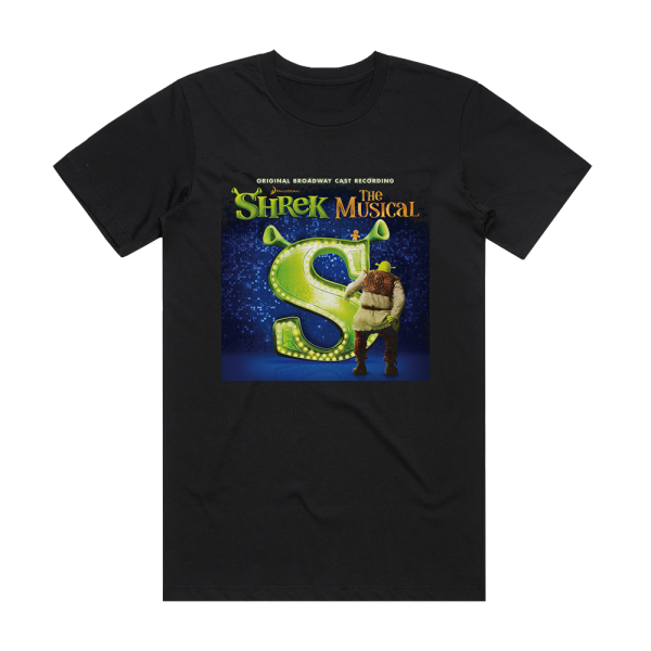 Jeanine Tesori Shrek The Musical 1 Album Cover T-Shirt Black