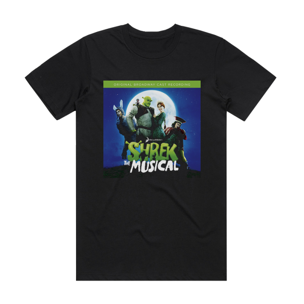 Jeanine Tesori Shrek The Musical 2 Album Cover T-Shirt Black