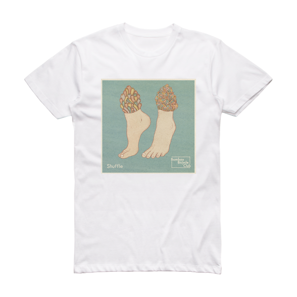 Bombay Bicycle Club Shuffle Album Cover T-Shirt White