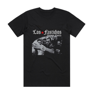 Los Fastidios Siempre Contra Album Cover T-Shirt Black