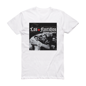 Los Fastidios Siempre Contra Album Cover T-Shirt White
