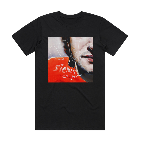 Gustavo Cerati Siempre Es Hoy Album Cover T-Shirt Black