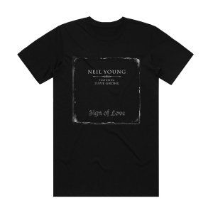 Dave Grohl Sign Of Love Album Cover T-Shirt Black