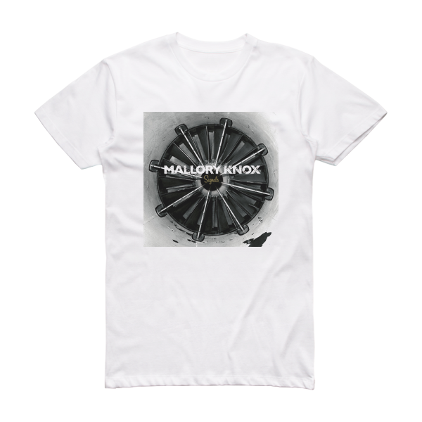 Mallory Knox Signals Album Cover T-Shirt White