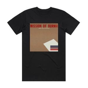 Mission of Burma Signals Calls And Marches Album Cover T-Shirt Black
