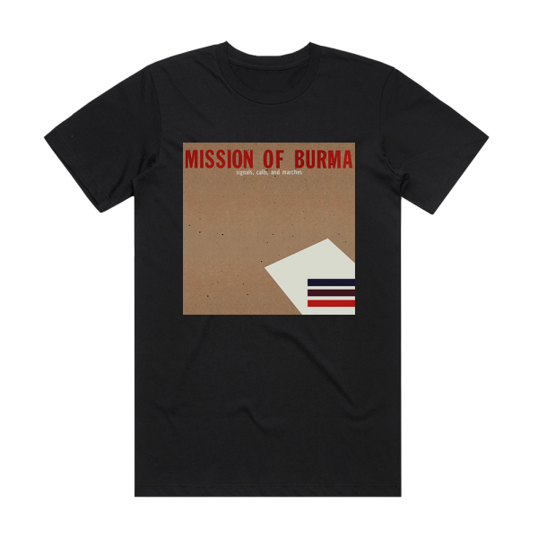 Mission of Burma Signals Calls And Marches Album Cover T-Shirt Black