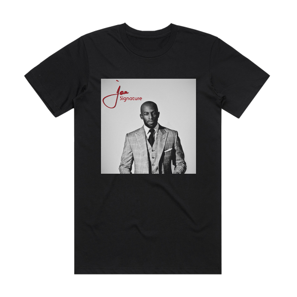 Joe Signature Album Cover T-Shirt Black