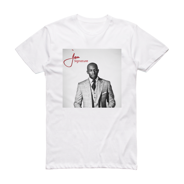 Joe Signature Album Cover T-Shirt White