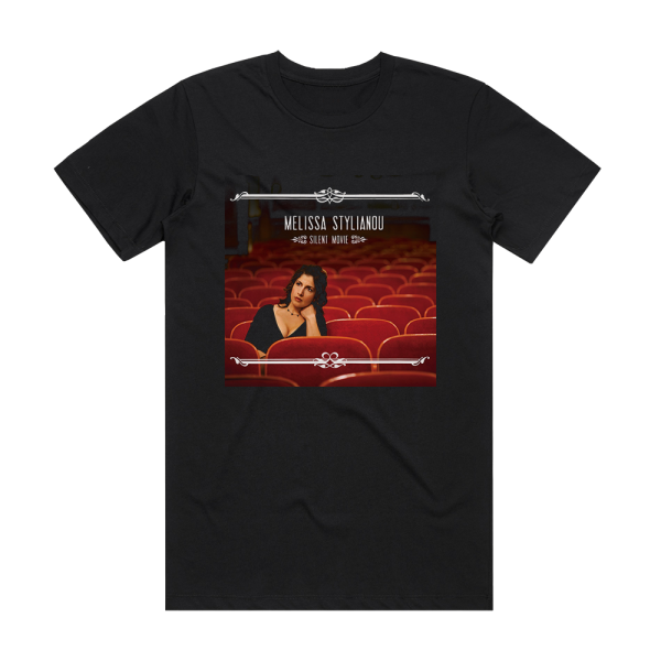 Melissa Stylianou Silent Movie Album Cover T-Shirt Black