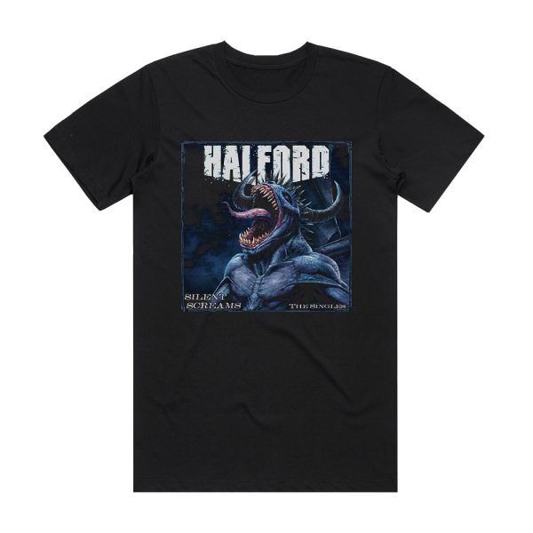 Halford Silent Screams Album Cover T-Shirt Black