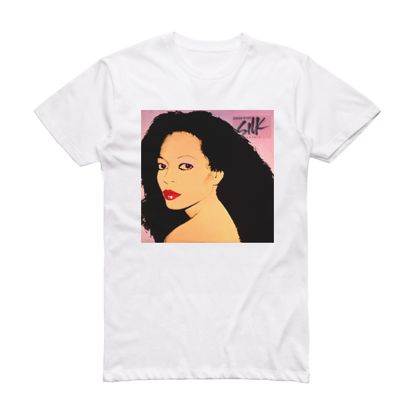 Diana Ross Silk Electric Album Cover T-Shirt White