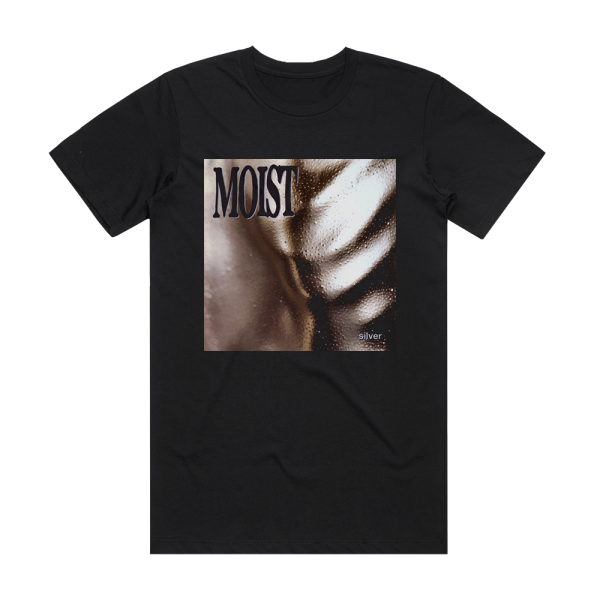 Moist Silver Album Cover T-Shirt Black