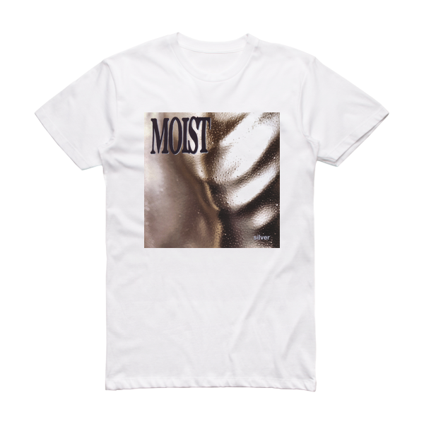 Moist Silver Album Cover T-Shirt White