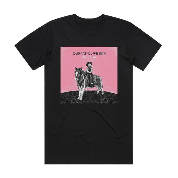 Cassandra Wilson Silver Pony Album Cover T-Shirt Black