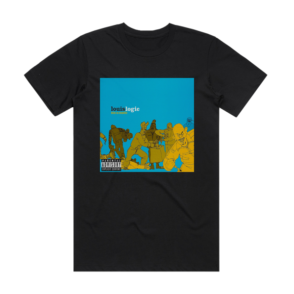 Louis Logic Sin A Matic 1 Album Cover T-Shirt Black