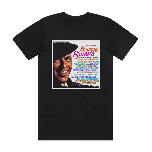 Frank Sinatra Sinatras Sinatra Album Cover T-Shirt Black – ALBUM COVER ...