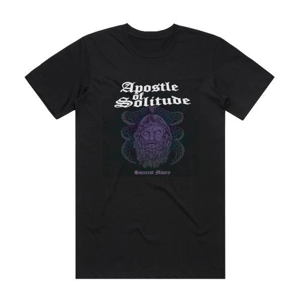 Apostle of Solitude Sincerest Misery Album Cover T-Shirt Black