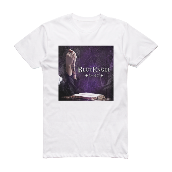 Blutengel Sing Album Cover T-Shirt White