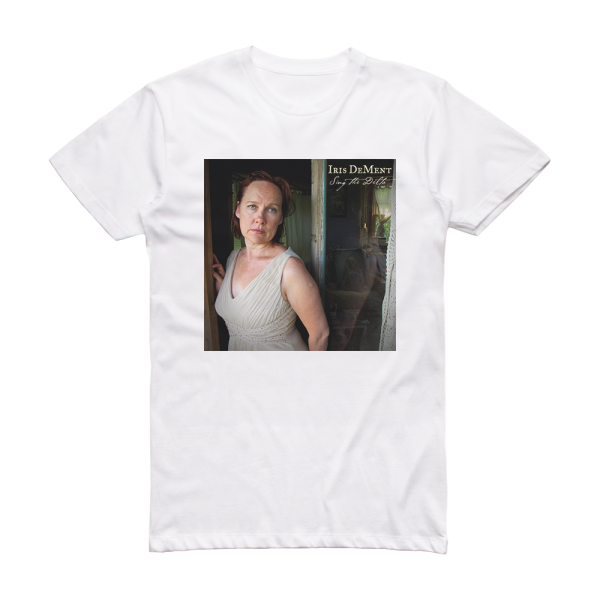Iris DeMent Sing The Delta Album Cover T-Shirt White