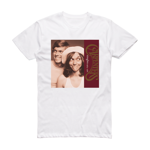 Carpenters Singles 1969 1981 Album Cover T-Shirt White