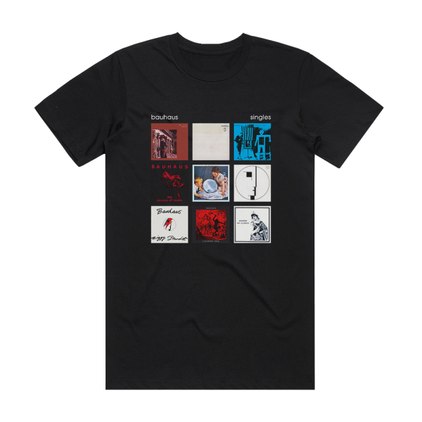 Bauhaus Singles Album Cover T-Shirt Black