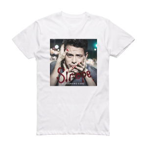 Alejandro Sanz Sirope Album Cover T-Shirt White