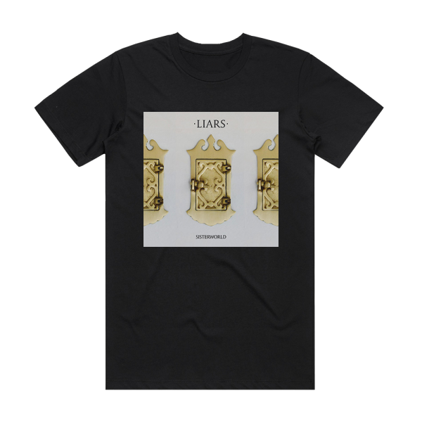 Liars Sisterworld 1 Album Cover T-Shirt Black