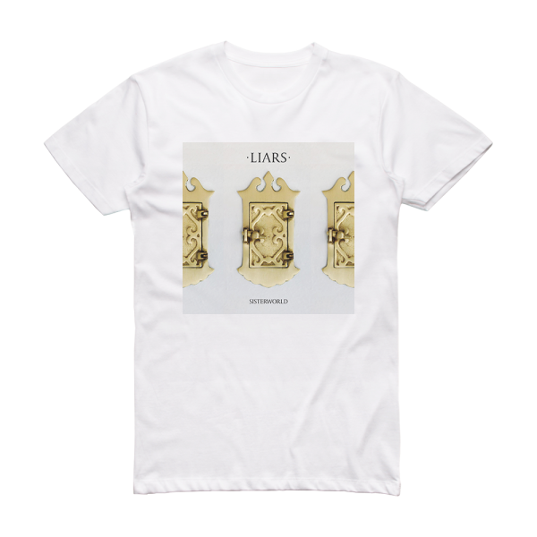 Liars Sisterworld 1 Album Cover T-Shirt White